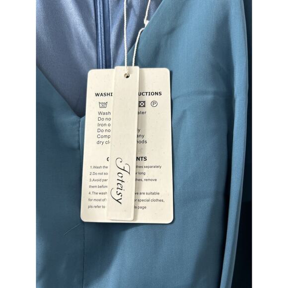 Foteisy Women's Romper Shorts Size‎ L Ruffle Front Adjustable Strap Teal Lined - Picture 5 of 16